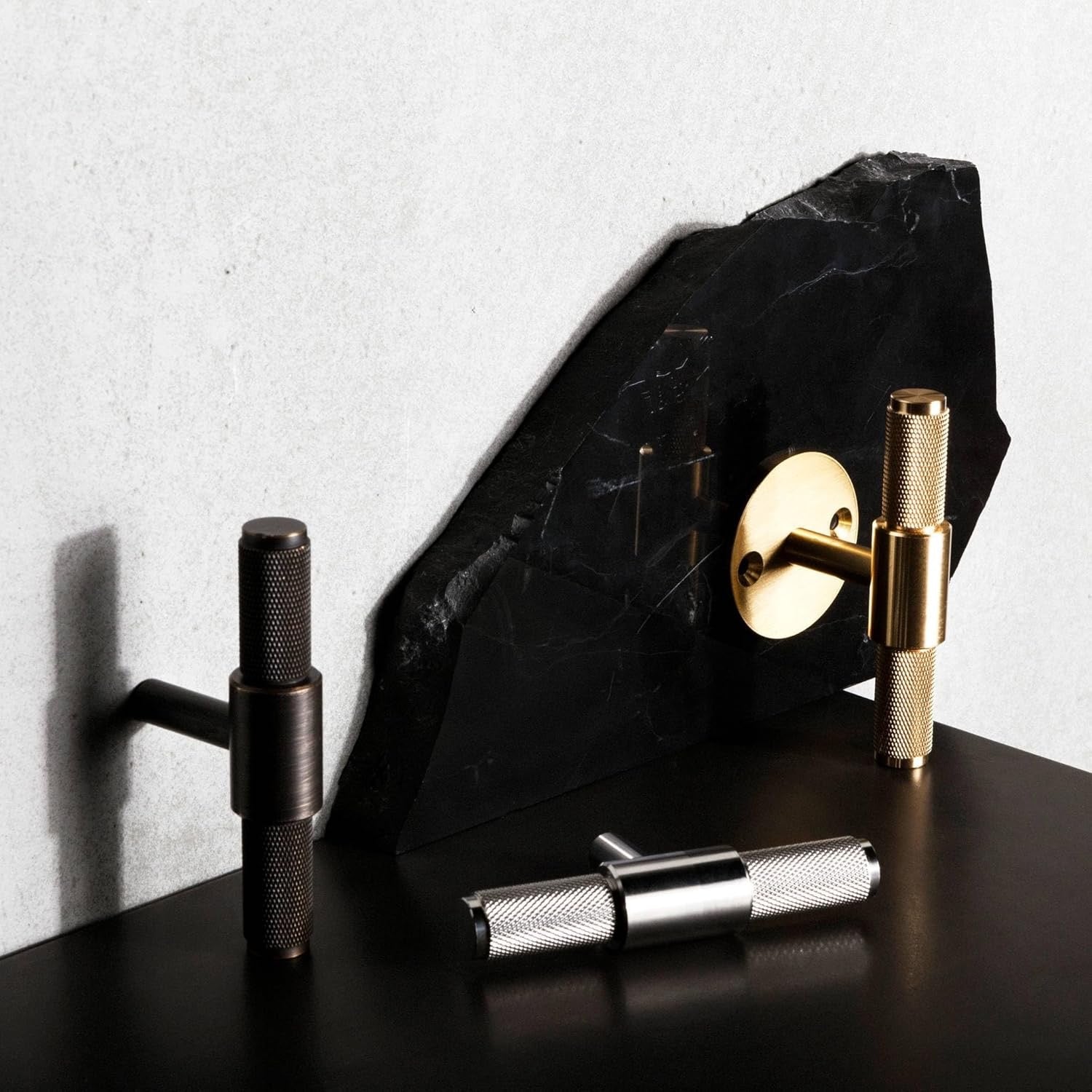 Buster + Punch T-Bar / Cross Cabinet Pull | Solid Brass Architectural Hardware