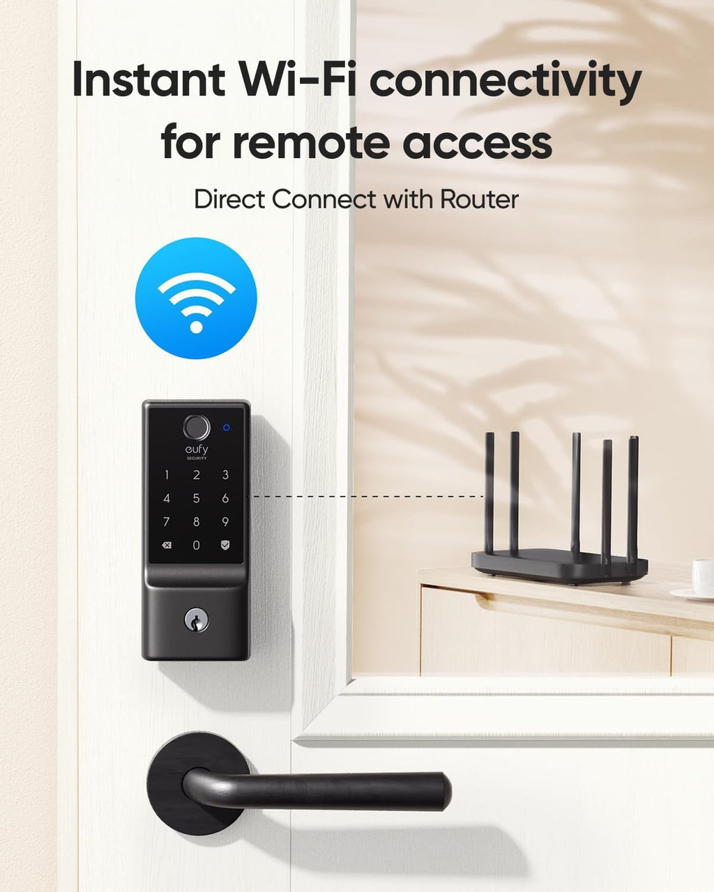 eufy Security Smart Lock C220 | Fingerprint Keyless Entry Wi-Fi Deadbolt with App Control