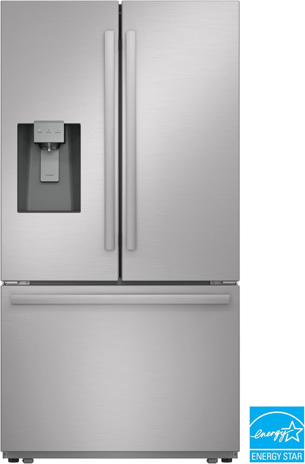 Sharp SJF2955KS 28.9 cu ft 3-Door French Door Refrigerator | Ice & Water Dispenser (Stainless Steel)