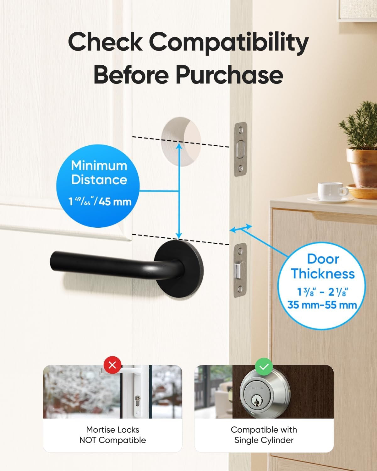 eufy Security Smart Lock C220 | Fingerprint Keyless Entry Wi-Fi Deadbolt with App Control