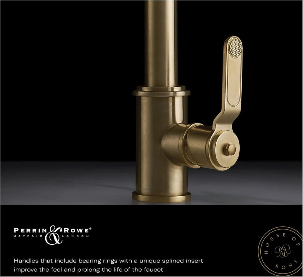 Perrin & Rowe Armstrong Hot & Cold Water Dispenser | Satin English Gold Luxury Faucet