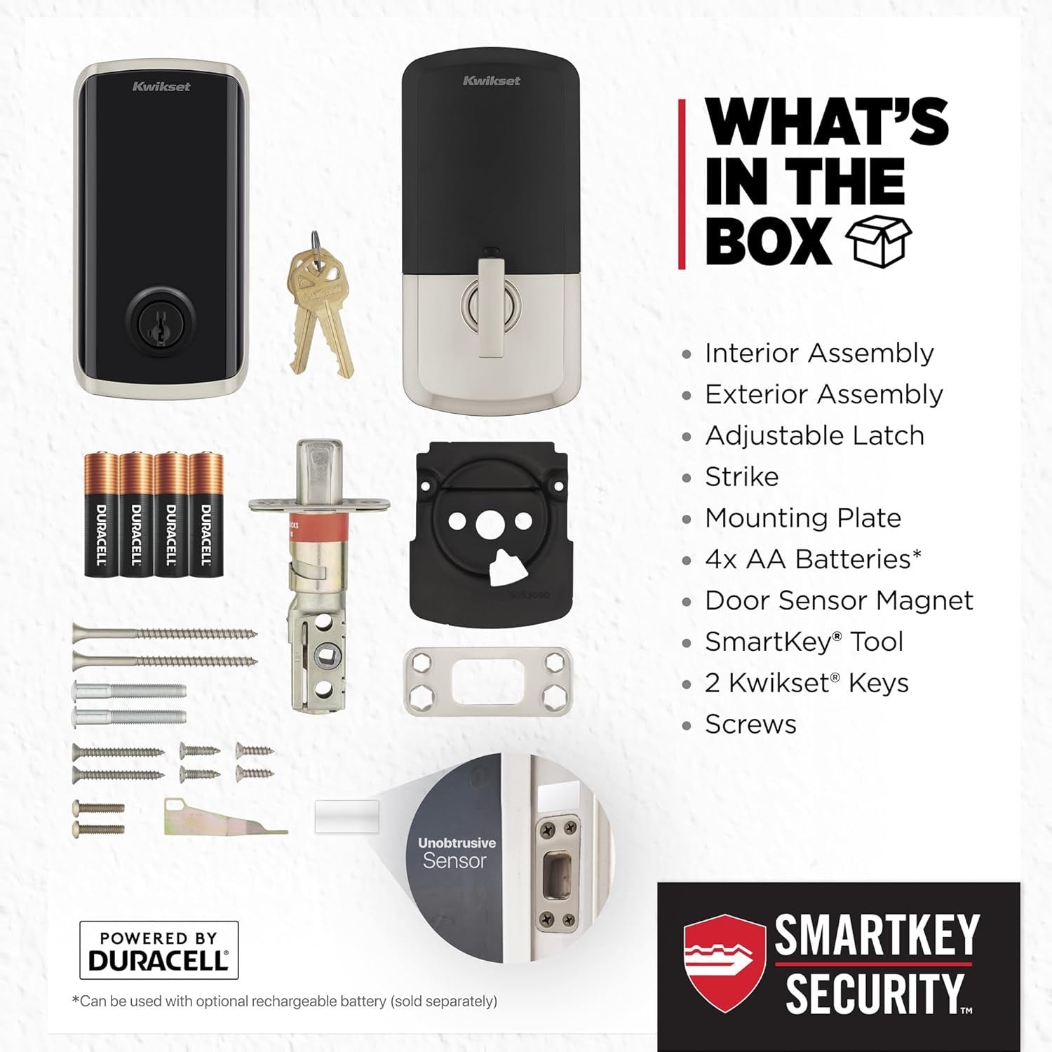 Kwikset Halo Select Smart Lock | Wi-Fi & Matter Enabled Keyless Entry Deadbolt (Satin Nickel)