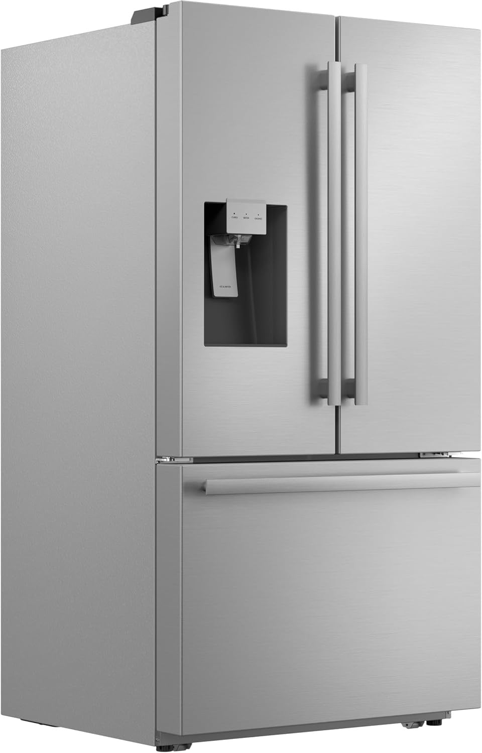 Sharp SJF2955KS 28.9 cu ft 3-Door French Door Refrigerator | Ice & Water Dispenser (Stainless Steel)