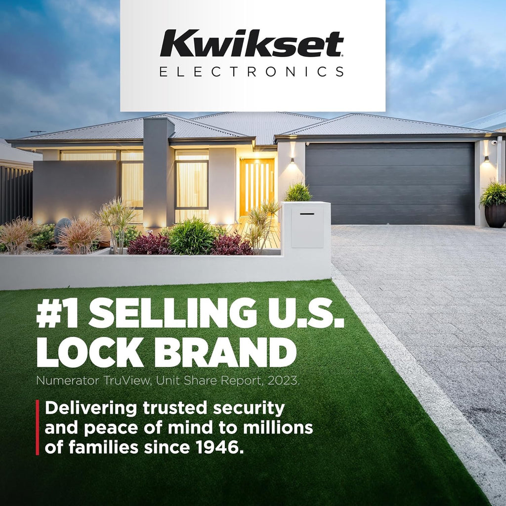 Kwikset Halo Select Smart Lock | Wi-Fi & Matter Enabled Keyless Entry Deadbolt (Satin Nickel)
