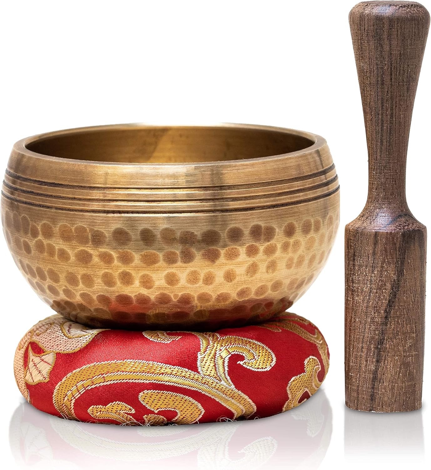 HIMALAYAN HEALING® Tibetan Singing Bowl Set | Hand-Hammered Meditation Sound Bowl for Yoga, Mindfulness & Home Décor