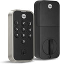 Yale Satin Nickel Keypad Deadbolt | Keyless Entry Front Door Lock (YED210-NR-619)