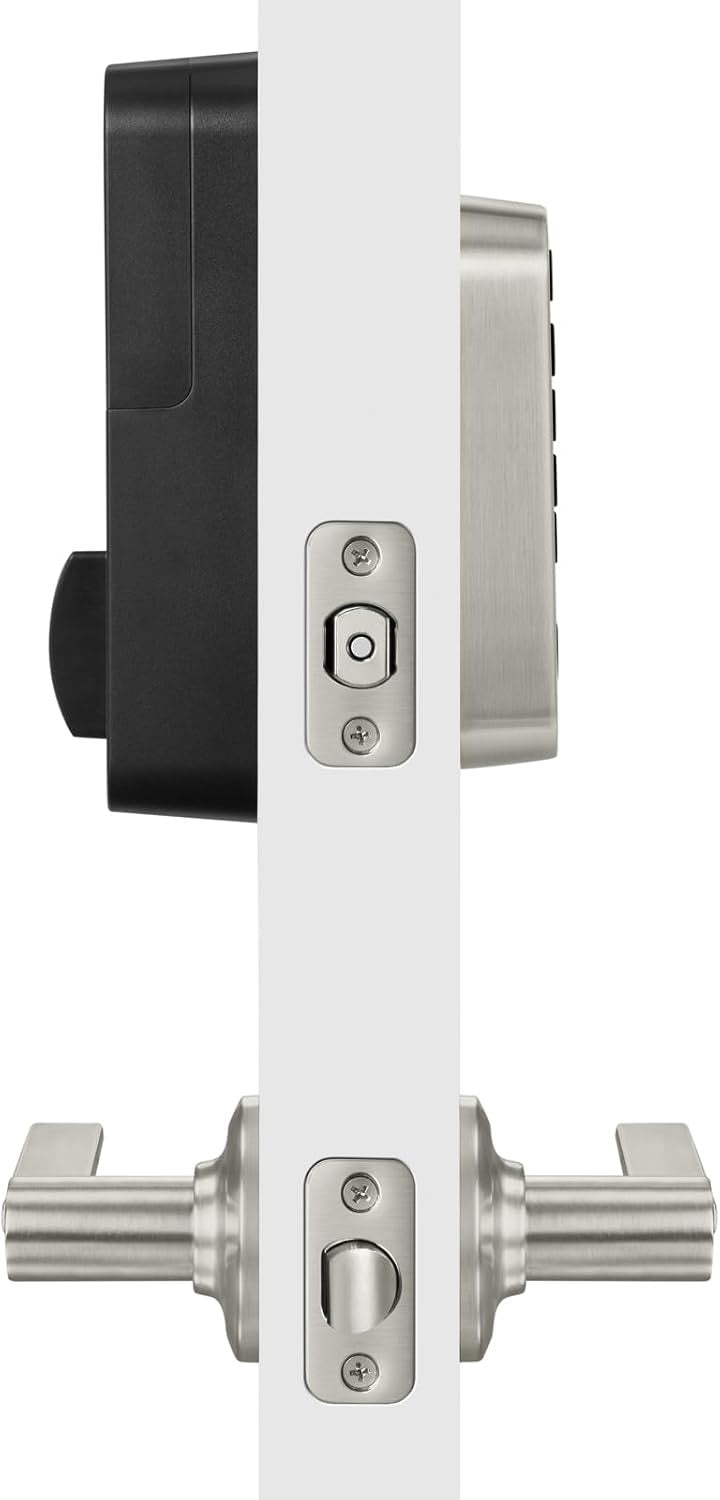Yale Satin Nickel Keypad Deadbolt | Keyless Entry Front Door Lock (YED210-NR-619)