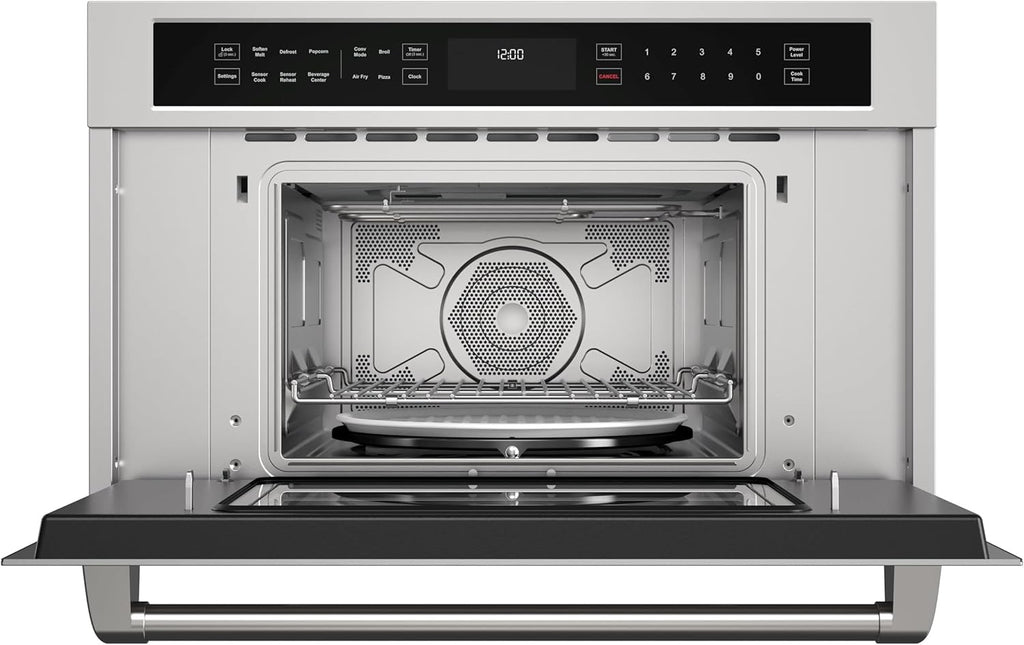 Thor Kitchen 30″ Built‑In Professional Microwave Speed Oven with Air Fry | 30″ Built-In Air Fry Microwave Oven with Drop-Down Door (Stainless Steel)