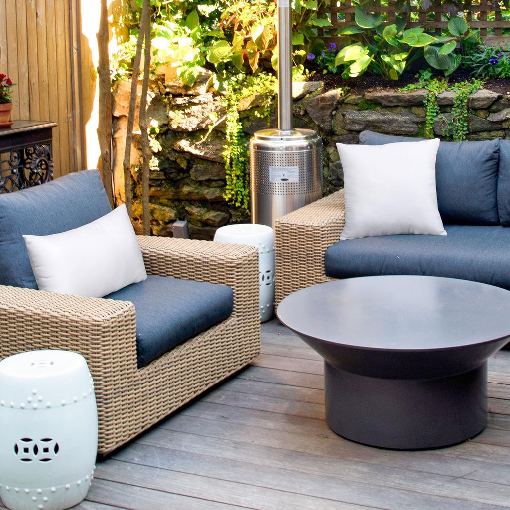 Utopia Bedding Outdoor Pillow Inserts 18” x 18” | Water-Resistant Patio Throw Pillow Inserts (Set of 2)