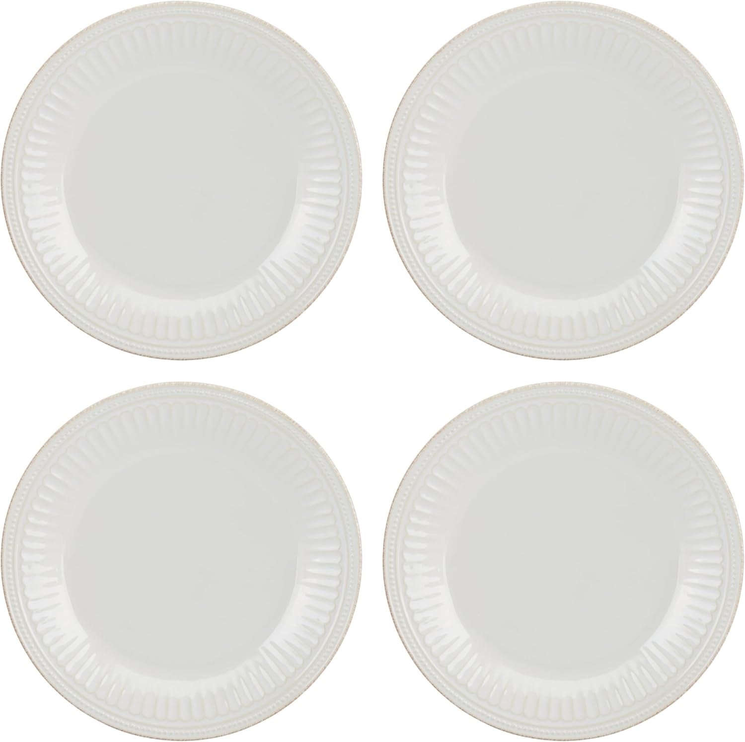 Lenox French Perle Groove Dinnerware Set (24-Piece) | Elegant Service for 8 Tableware Collection