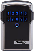 Master Lock Digital Lock Box with Bluetooth | Electronic Wall Mount Key Safe with App & Shareable Codes 5441EC