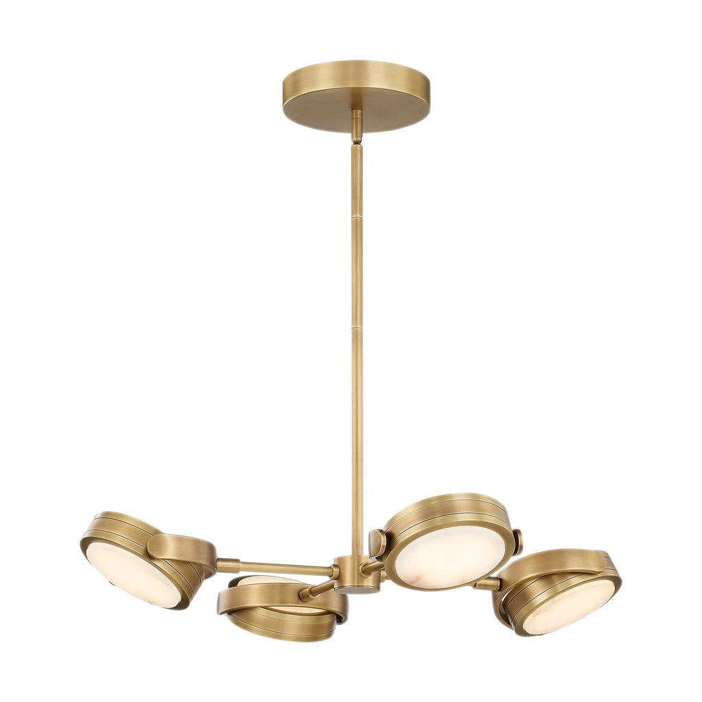 Alora Blanco Pendant Light LED Alabaster Modern Sculptural Pendant PD325428UBAR Adjustable Designer Lighting