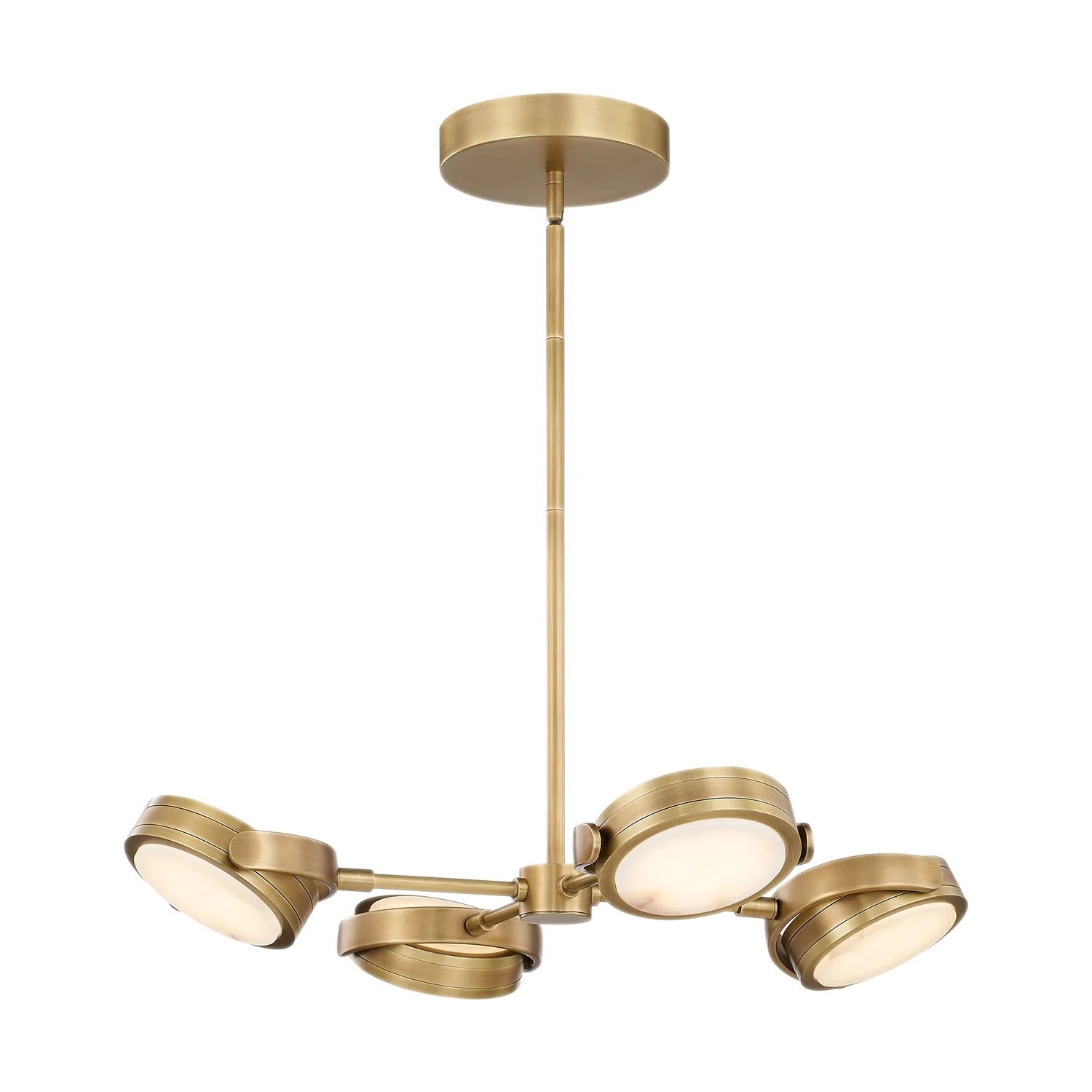 Alora Blanco Pendant Light LED Alabaster Modern Sculptural Pendant PD325428UBAR Adjustable Designer Lighting