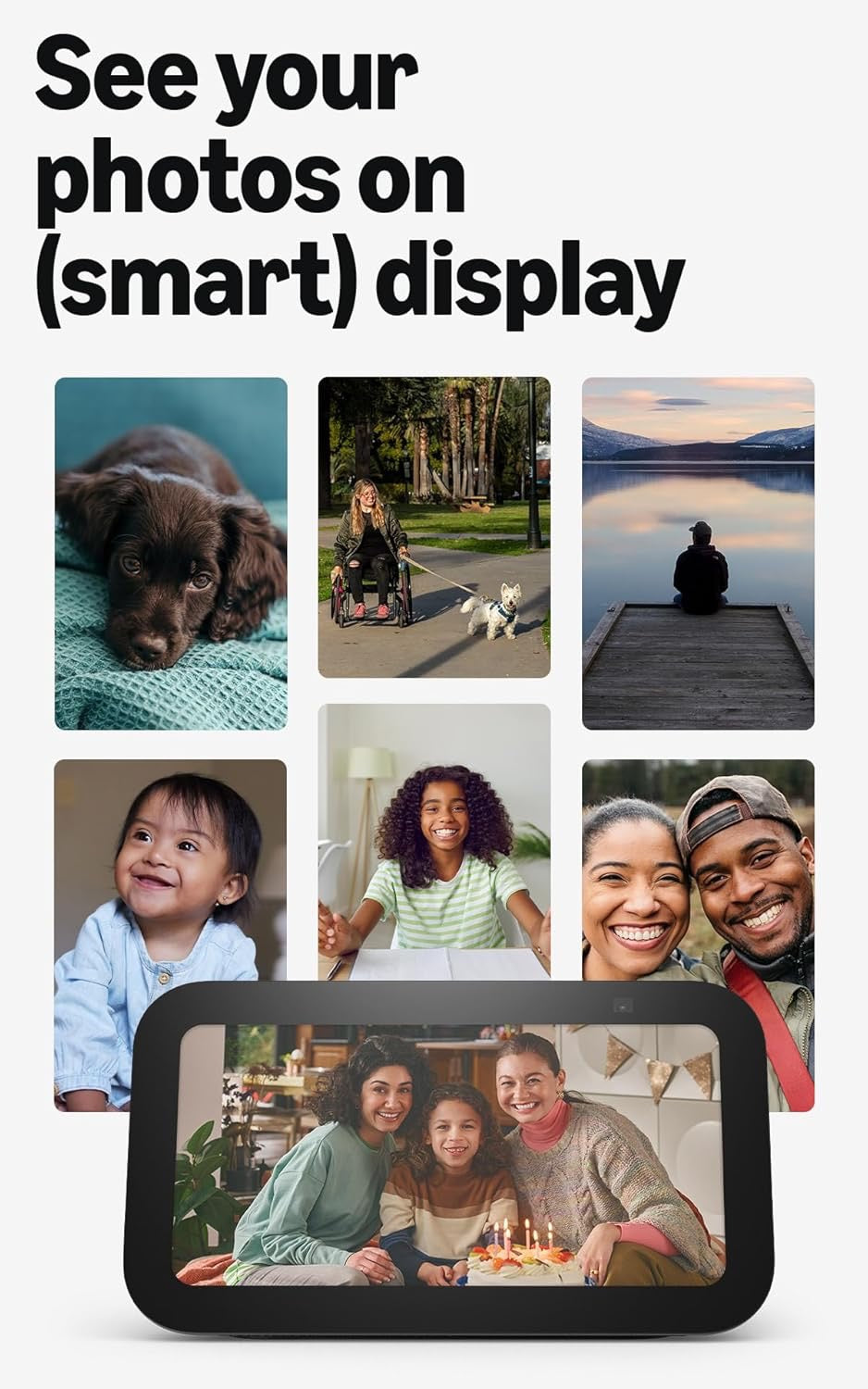 Amazon Echo Show 5 Smart Display | Alexa-Enabled 5" Smart Home Display (Glacier White)