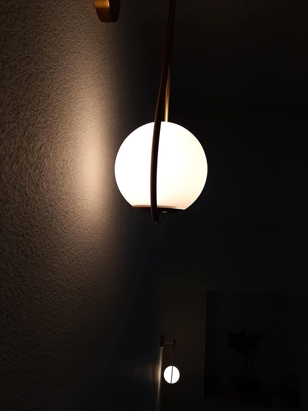 HOLKIRT Mid-Century Modern Brass Globe Wall Sconces | Bathroom Vanity Light Fixture Set of 2