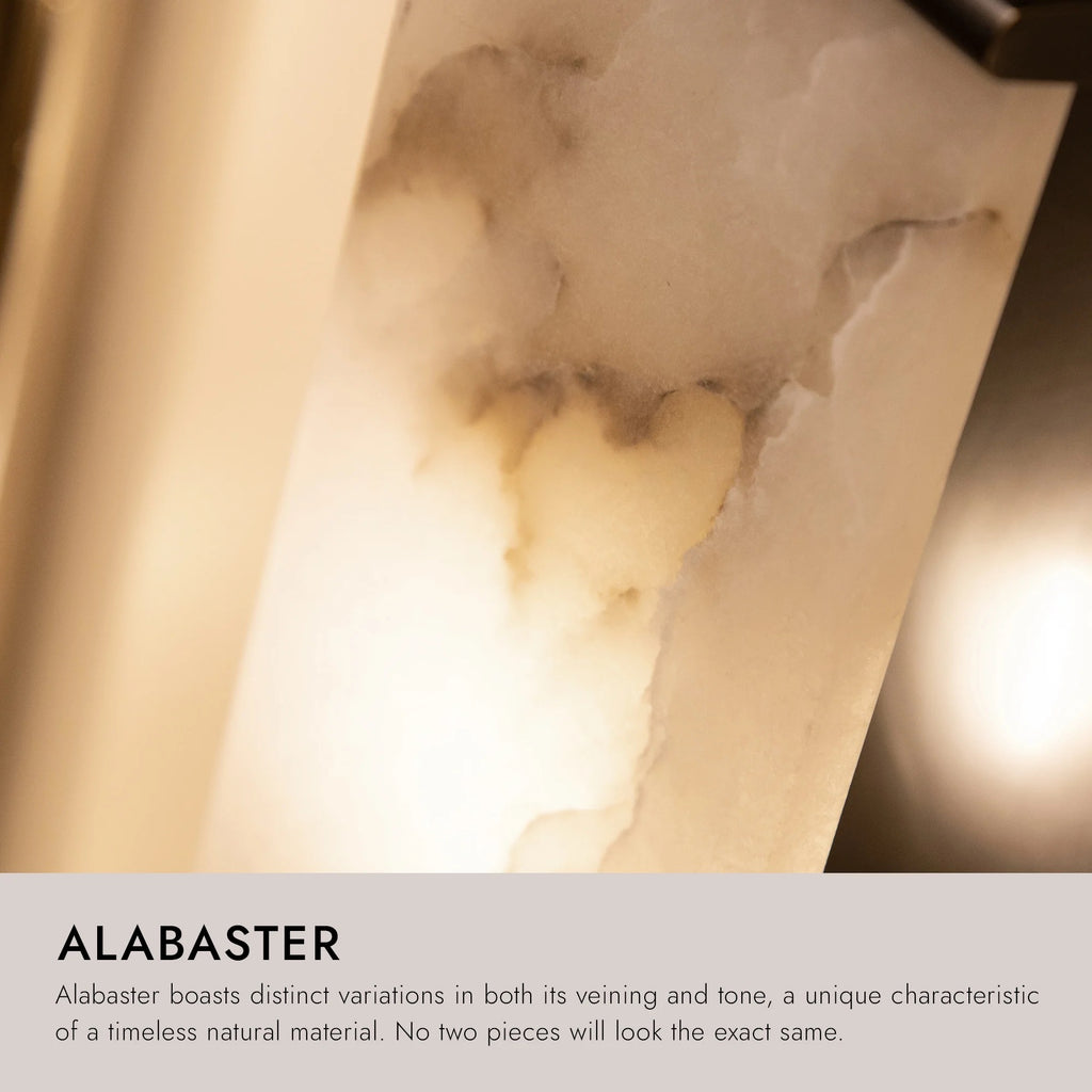 Alora Blanco Pendant Light LED Alabaster Modern Sculptural Pendant PD325428UBAR Adjustable Designer Lighting