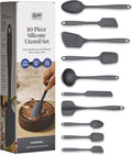 GIR Get It Right 10 Piece Silicone Utensil Set Charcoal Non Toxic Heat Resistant Nonstick Safe Kitchen Tools
