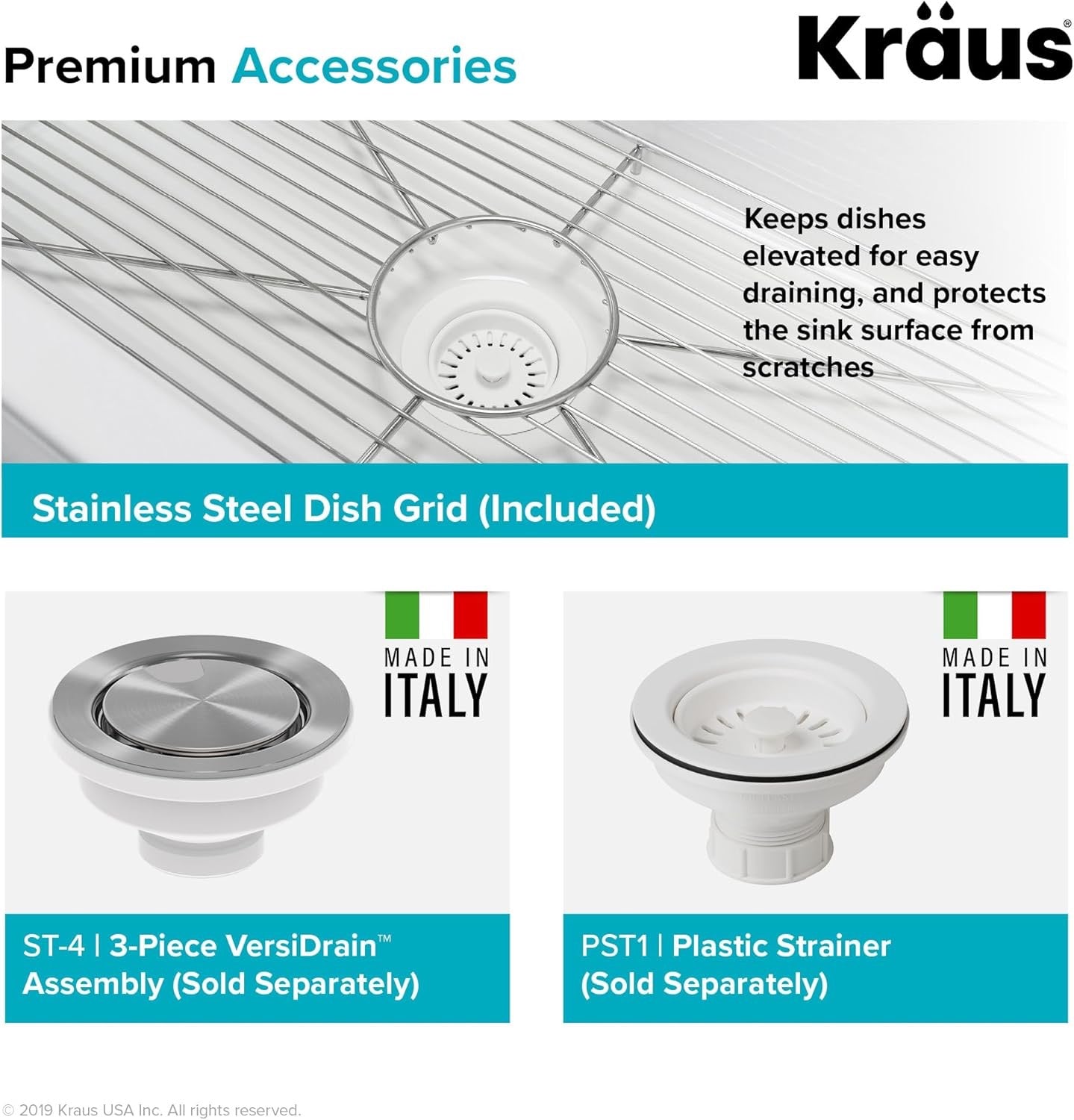 KRAUS Turino 33” Fireclay Farmhouse Kitchen Sink | Reversible Apron Front Single Bowl (Gloss White)