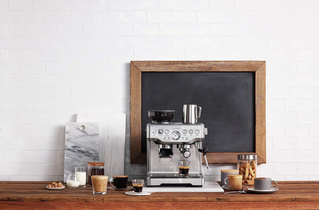 Breville Barista Express Espresso Machine BES870XL | Brushed Stainless Steel Home Espresso Maker