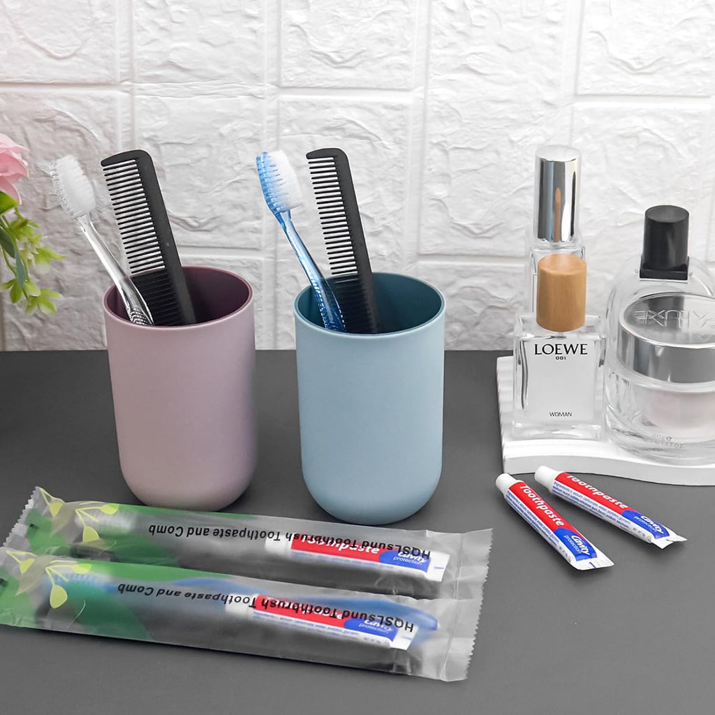 Disposable Travel Hygiene Kit (30-Pack) | Toothbrush, Toothpaste & Comb Set for Hotels, Airbnbs & Community Care