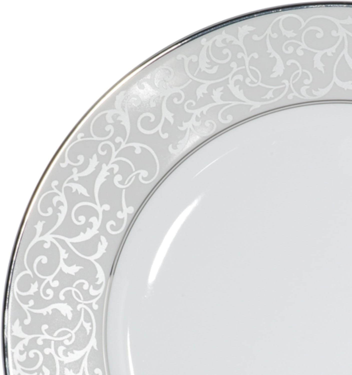 Mikasa Parchment 40-Piece Dinnerware Set | Service for 8 Contemporary Porcelain Plates, Bowls & Mugs
