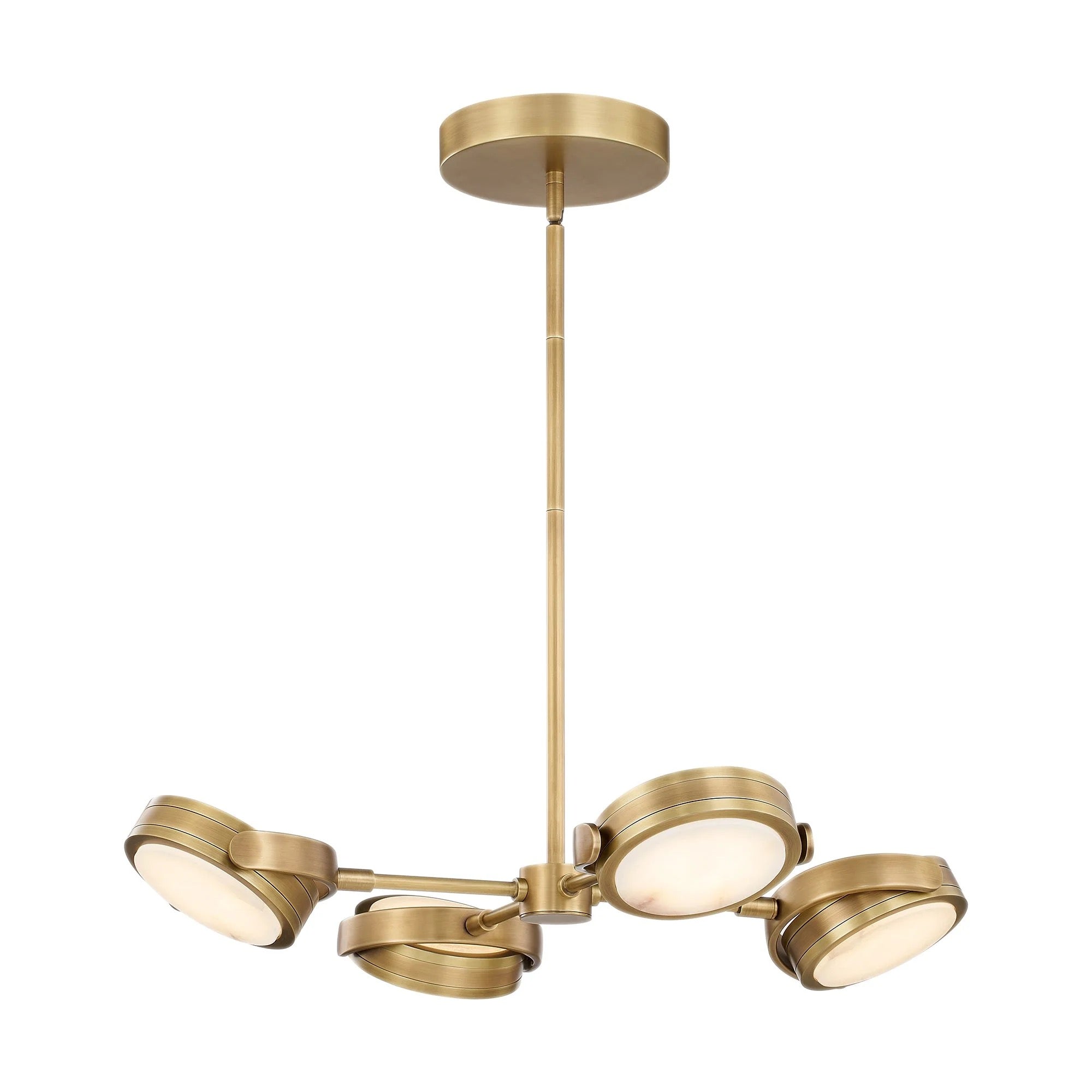 Alora Blanco Pendant Light LED Alabaster Modern Sculptural Pendant PD325428UBAR Adjustable Designer Lighting