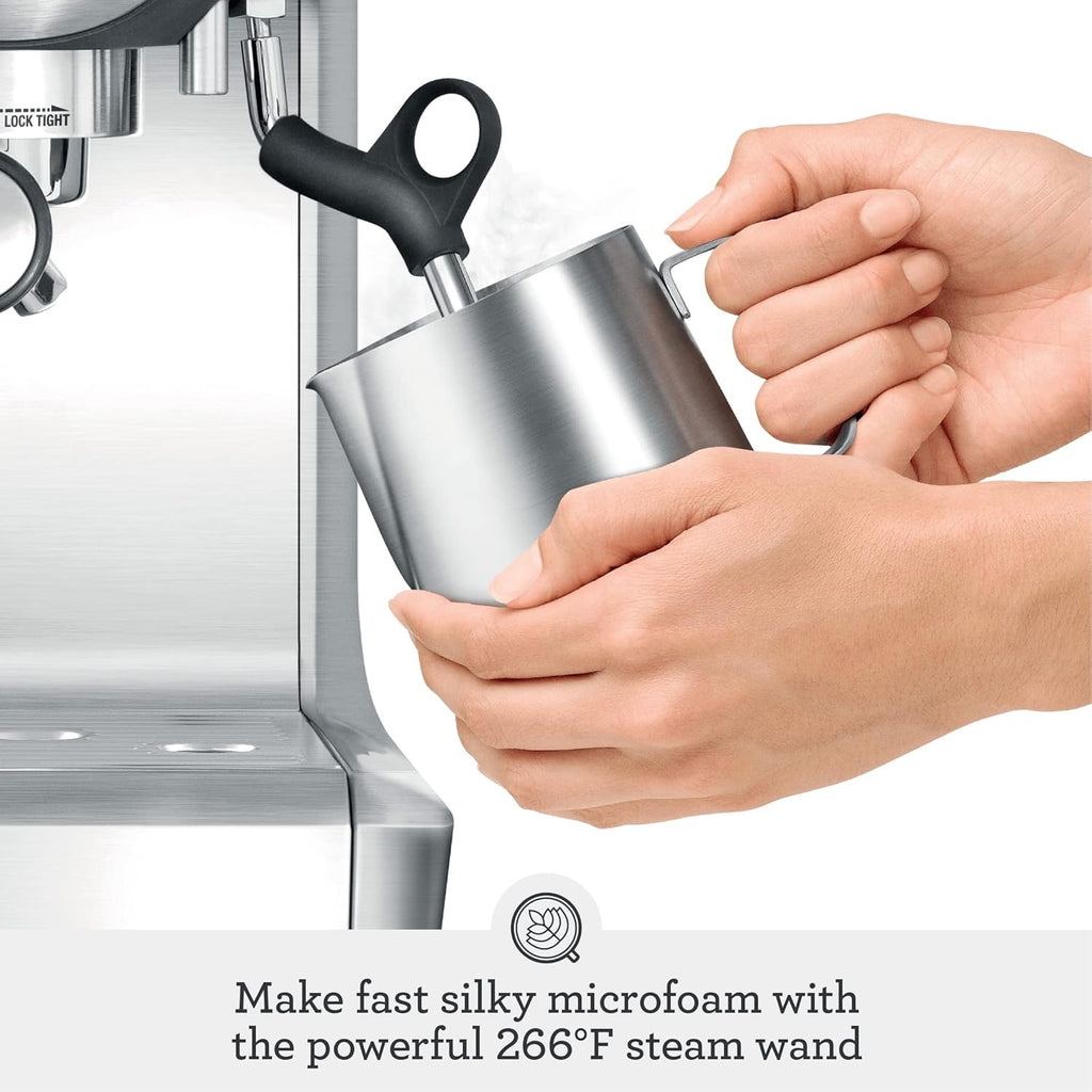 Breville Barista Express Espresso Machine | Premium All-In-One Coffee & Espresso Maker (Black Sesame)
