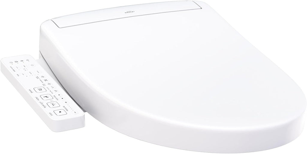 TOTO® WASHLET® S2 Electronic Bidet Toilet Seat SW3346#01 | Instantaneous Heating, PREMIST & EWATER+ (Elongated, Cotton White)