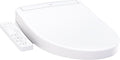 TOTO® WASHLET® S2 Electronic Bidet Toilet Seat SW3346#01 | Instantaneous Heating, PREMIST & EWATER+ (Elongated, Cotton White)