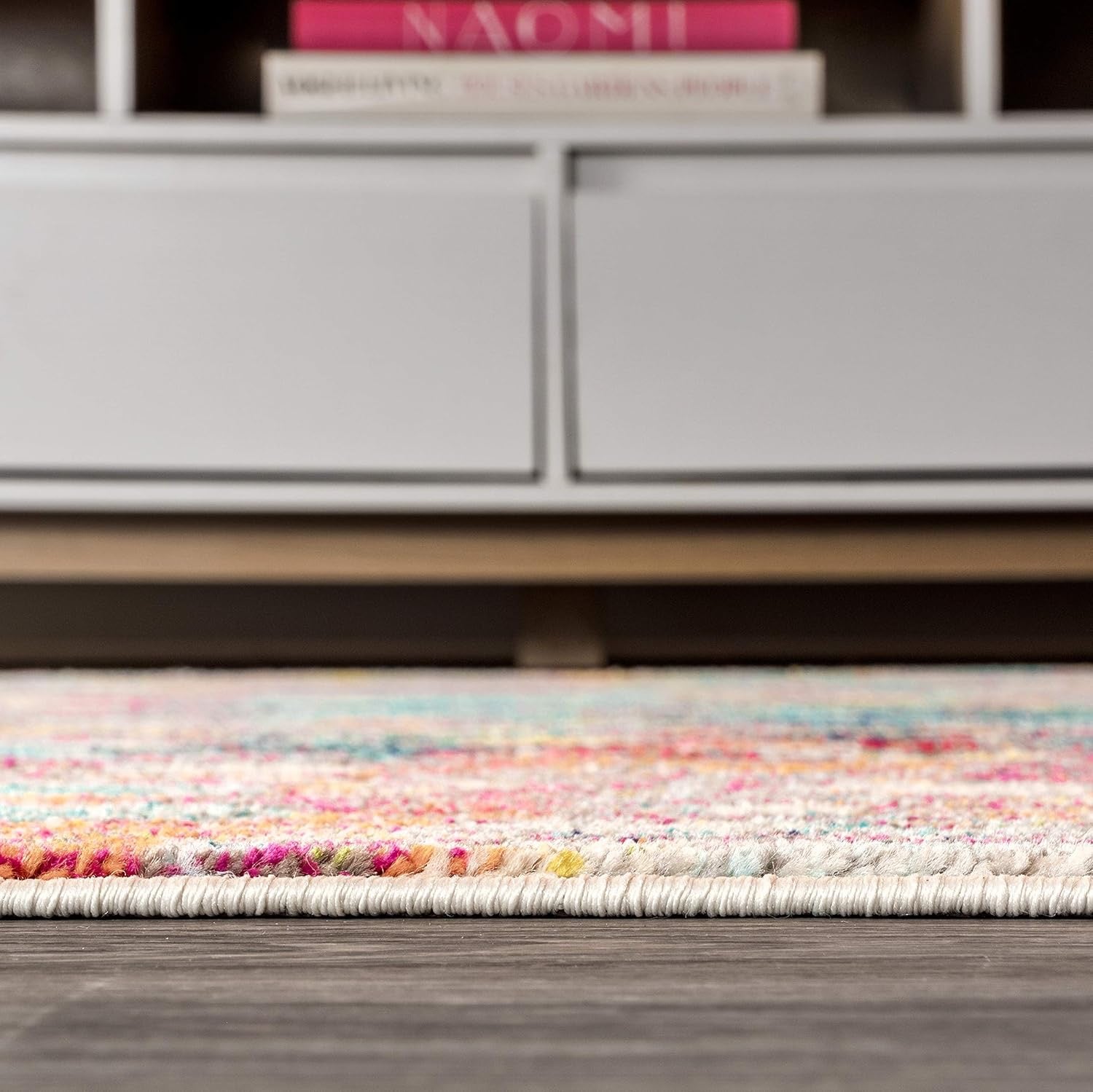 JONATHAN Y Contemporary POP Abstract Runner Rug 2x8 | Multi/Yellow Modern Easy-Clean Non-Shedding Rug (Pet-Friendly High-Traffic Area Rug)