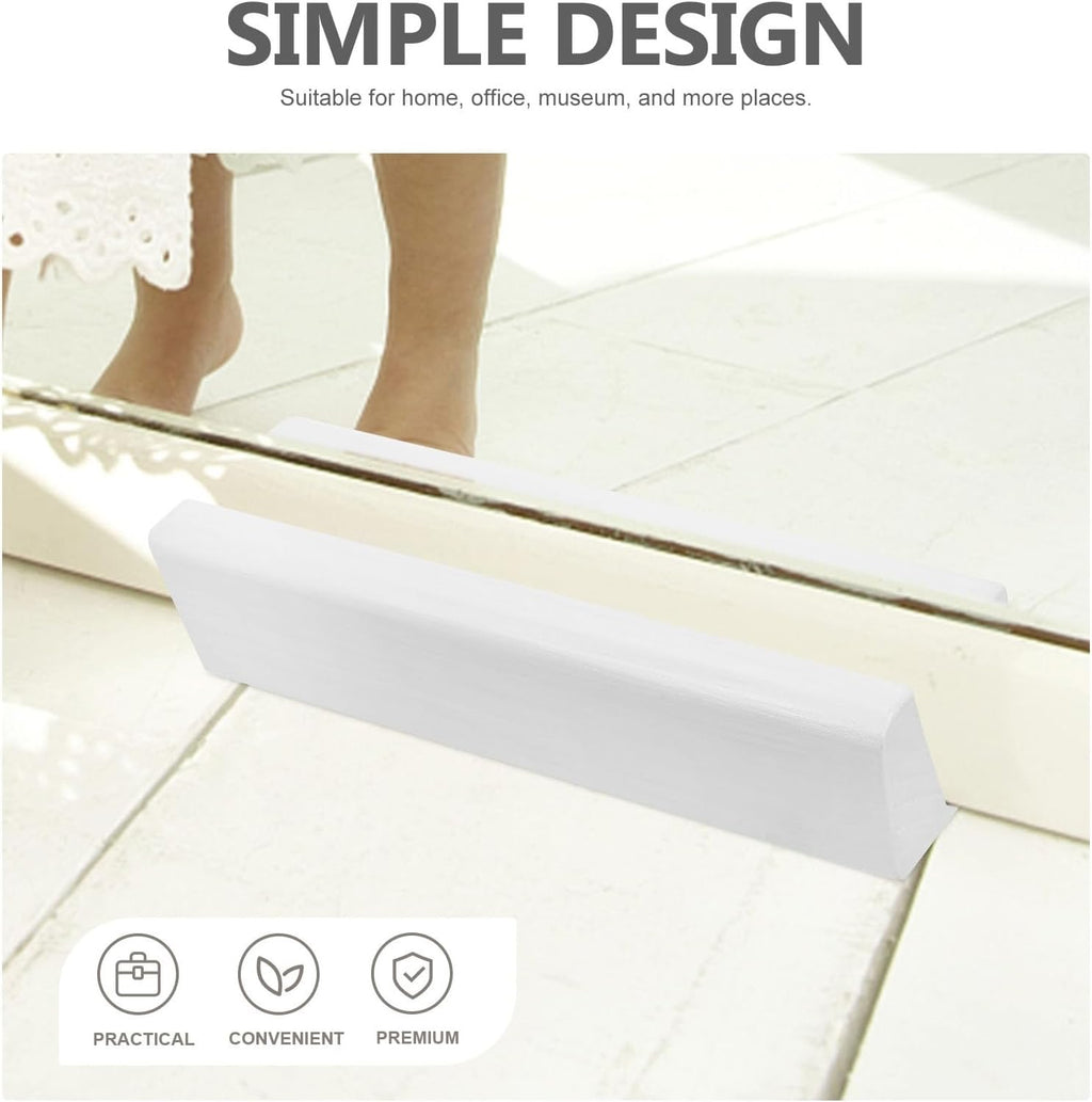 Zerodeko Wooden Floor Mirror Stand | Full-Length Mirror Support Frame with Anti-Slip Base