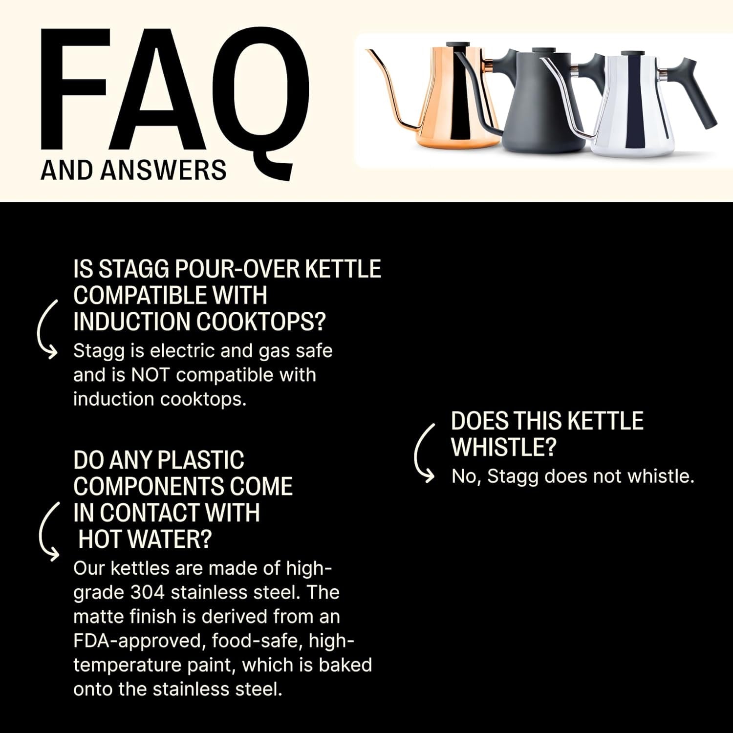 Fellow Stagg Pour-Over Kettle | Modern Precision Gooseneck Kettle for Coffee & Tea
