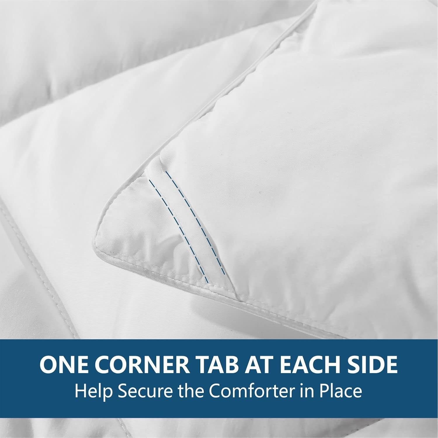 Cozynight All-Season Down Alternative Comforter (Queen) | Lightweight Reversible Duvet Insert with Corner Tabs