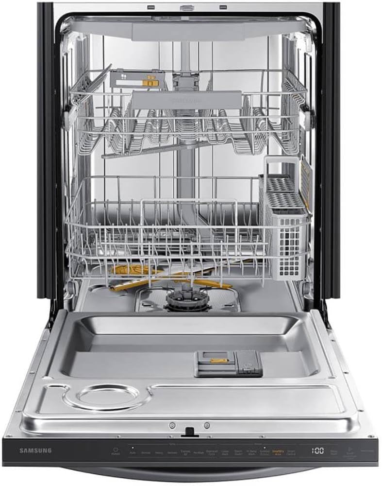 Samsung Smart Built-In Dishwasher with AutoRelease Dry & StormWash+ | Black Stainless Steel with 3rd Rack & Smart Control