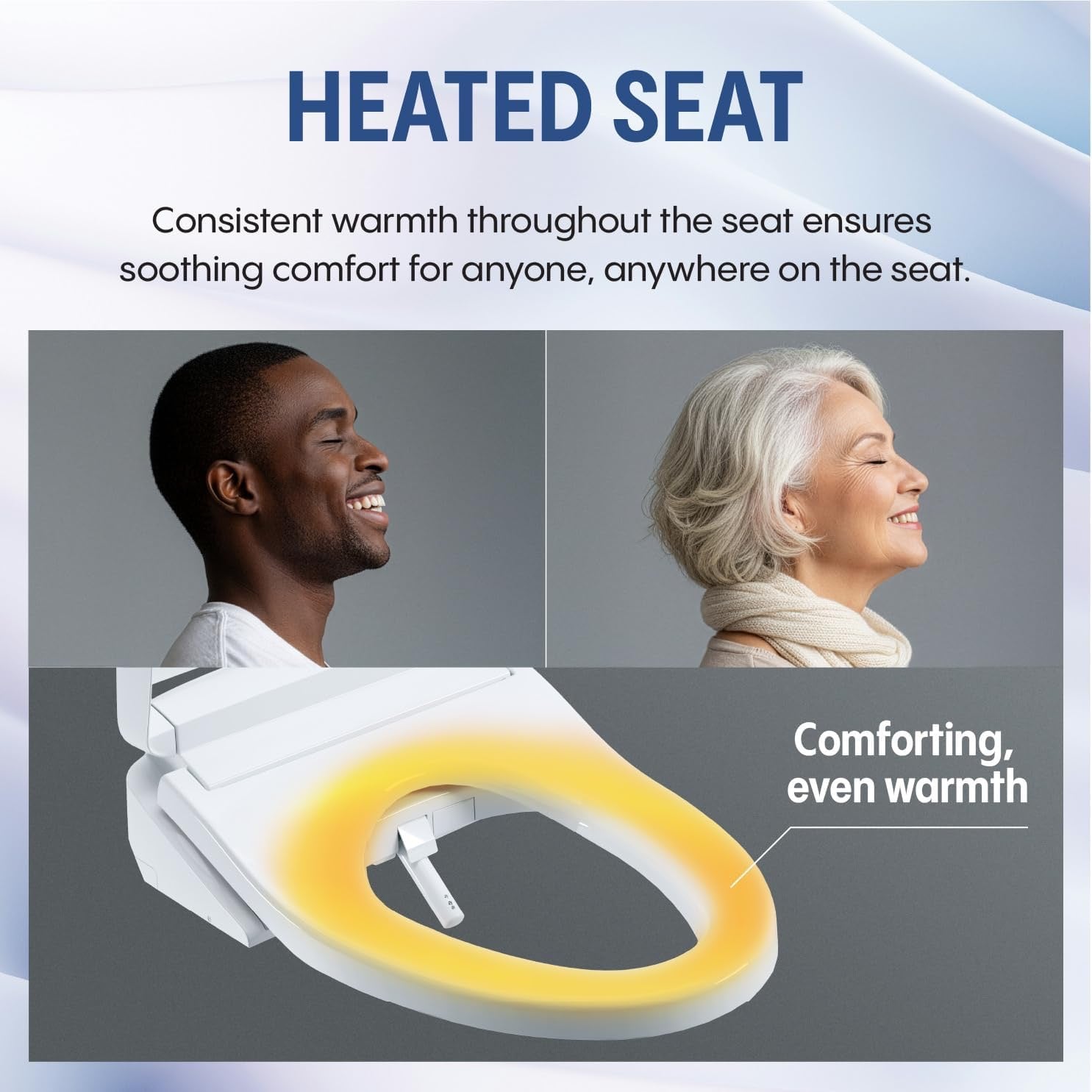 TOTO® WASHLET® S2 Electronic Bidet Toilet Seat SW3346#01 | Instantaneous Heating, PREMIST & EWATER+ (Elongated, Cotton White)