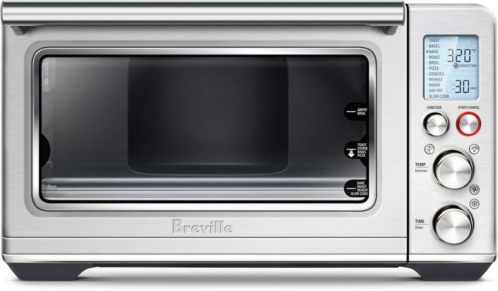 Breville Smart Oven Air Fryer BOV860BSS Convection Countertop Oven Stainless Steel 11 Functions Air Fry Toaster Oven