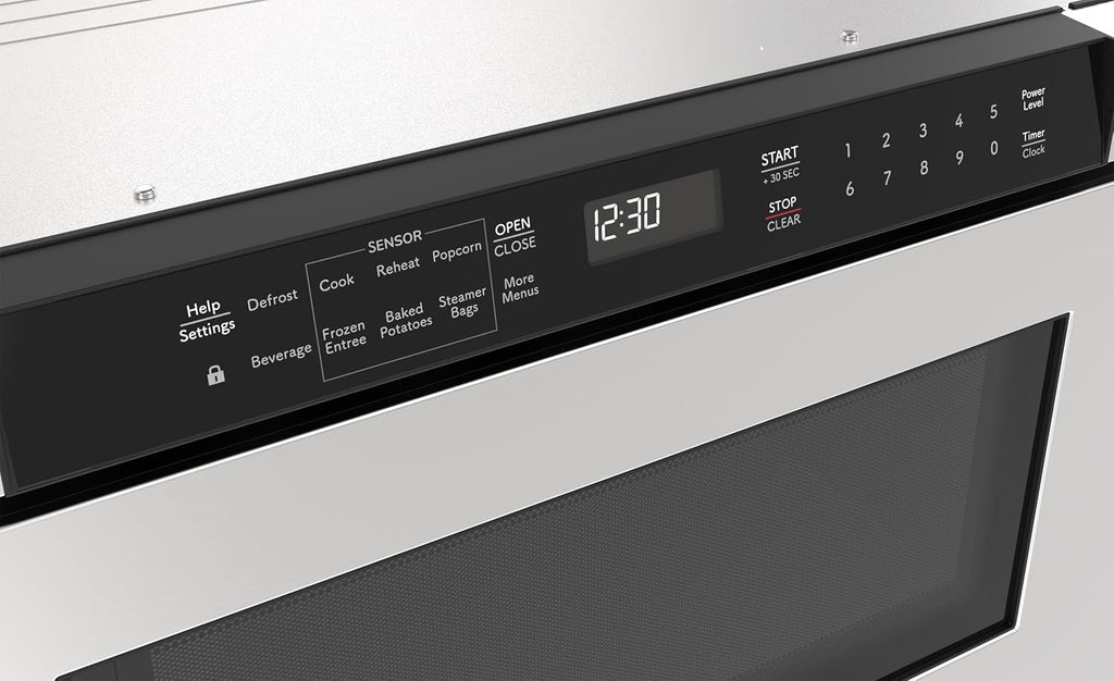 Sharp SMD2420MS 24-Inch Built-In Microwave Drawer | 1.2 Cu. Ft. Stainless Steel | Sensor Cook