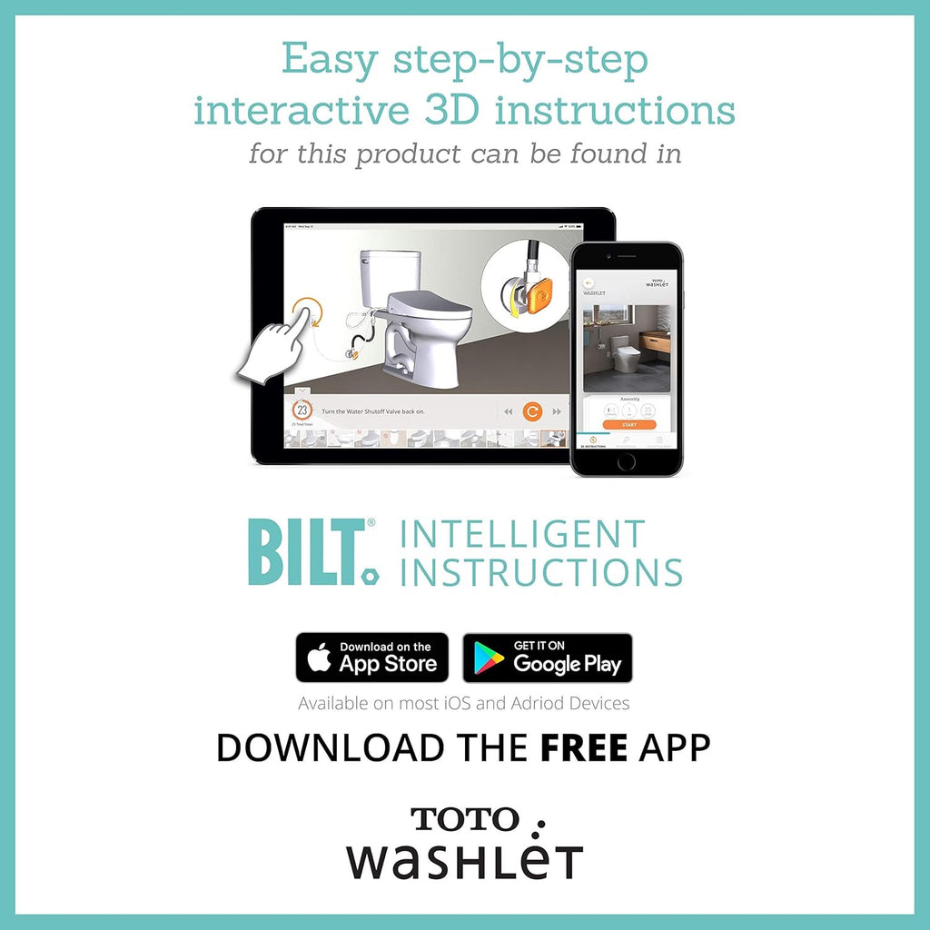 TOTO® WASHLET® S2 Electronic Bidet Toilet Seat SW3346#01 | Instantaneous Heating, PREMIST & EWATER+ (Elongated, Cotton White)