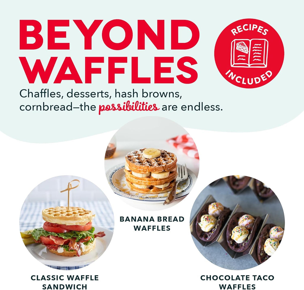 Dash Mini Waffle Maker Compact Nonstick Electric Waffle Iron Easy Clean 4 Inch Kids Family Kitchen Appliance