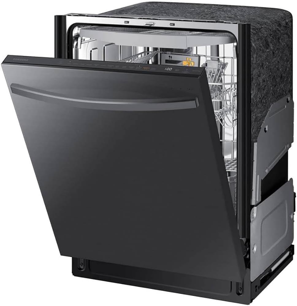 Samsung Smart Built-In Dishwasher with AutoRelease Dry & StormWash+ | Black Stainless Steel with 3rd Rack & Smart Control