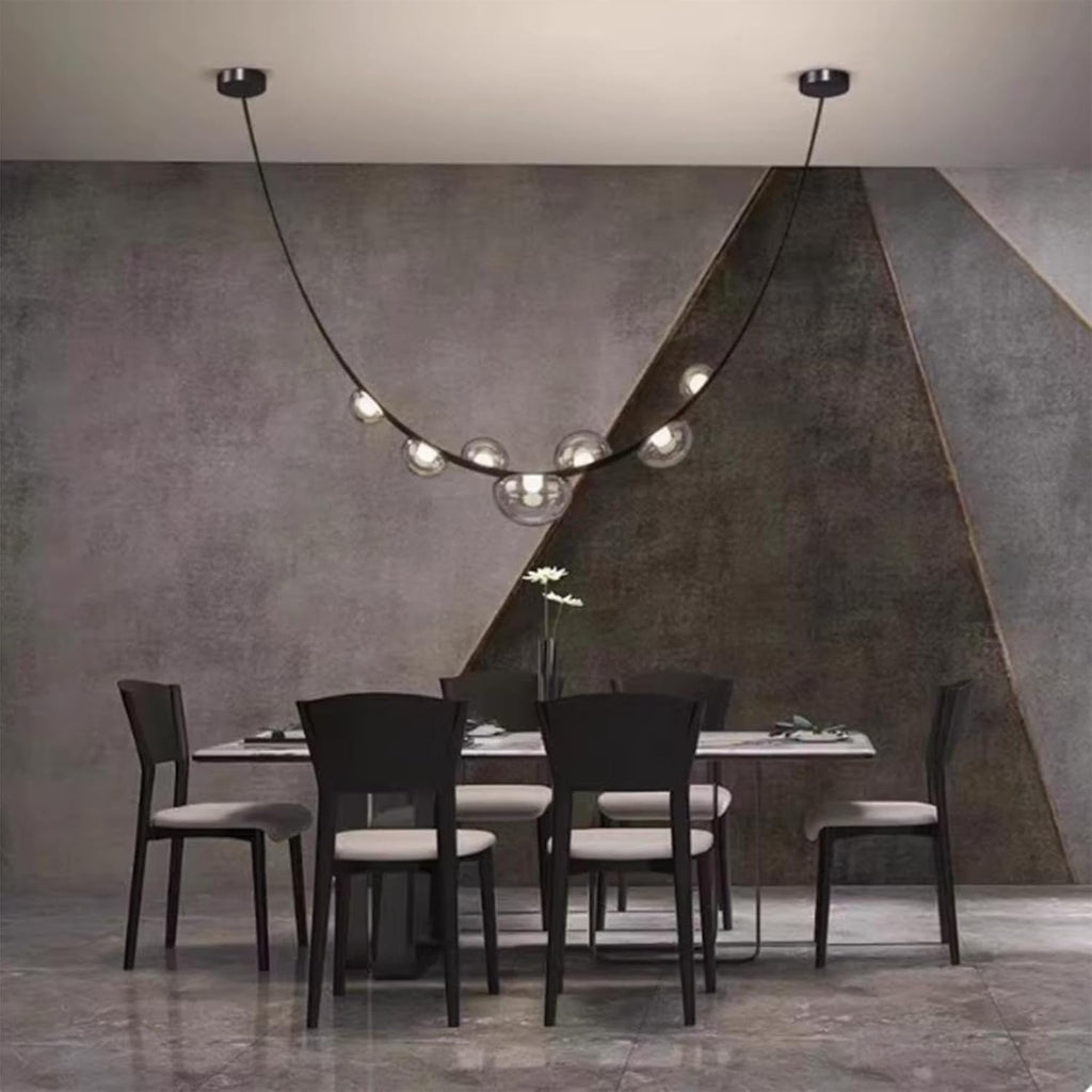 Modern Minimalist Staircase Chandelier for High Ceilings | Large Duplex & Villa Pendant Lighting