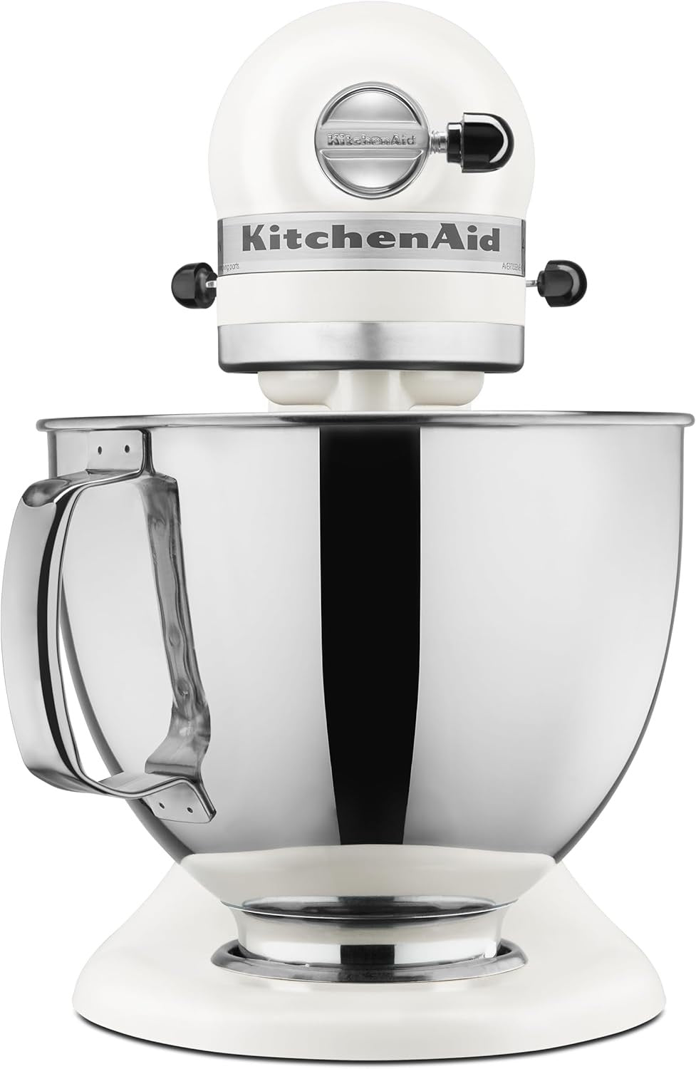 KitchenAid Artisan 5 Quart Tilt Head Stand Mixer Porcelain White 10 Speed Baking Mixer KSM150PS
