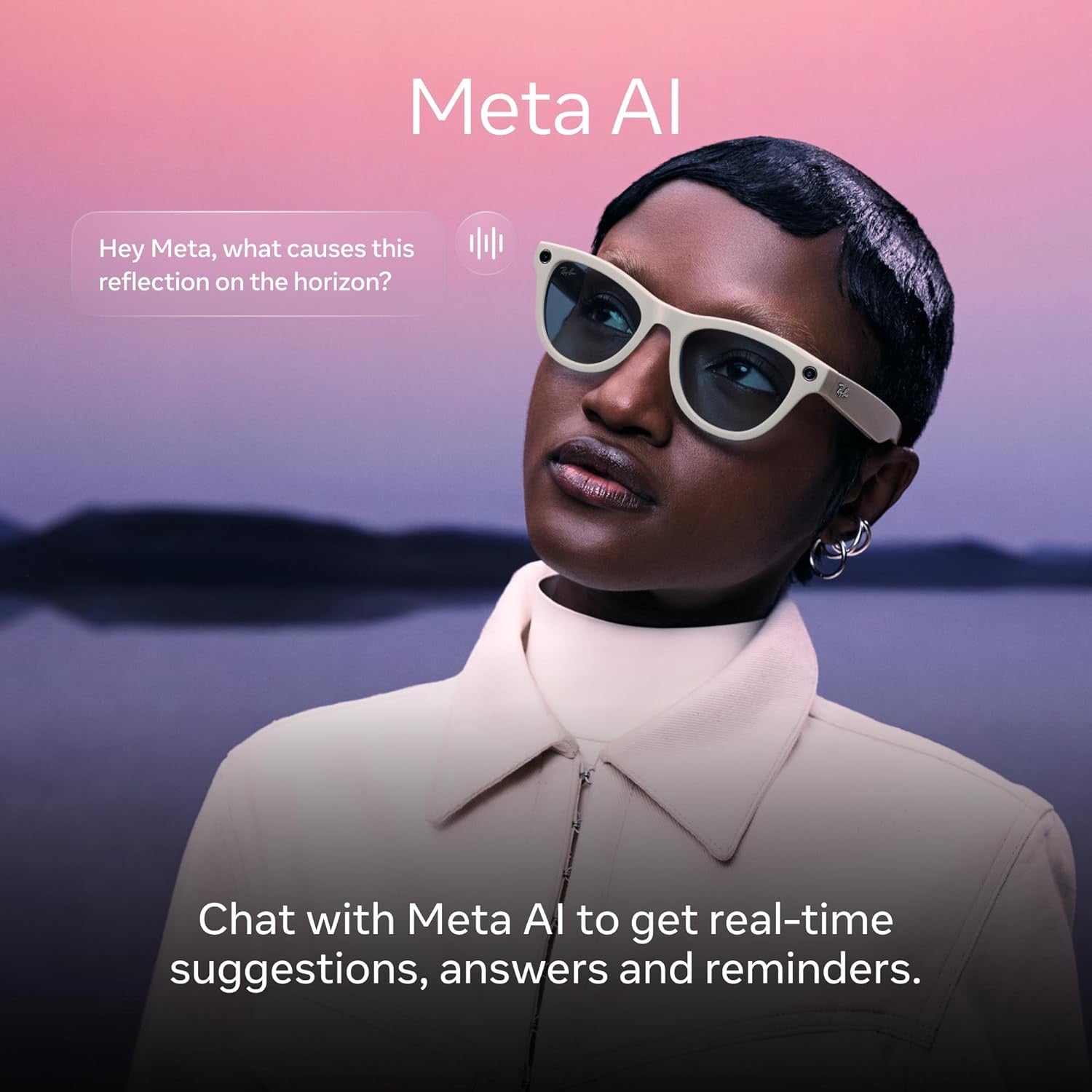 Ray Ban Meta Headliner Gen 2 Smart Glasses Matte Black | AI Glasses 12MP Camera 3K Video Audio Polarized Lenses
