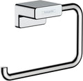 hansgrohe AddStoris Roll Holder 41771000 | Modern Chrome Open Toilet Paper Holder