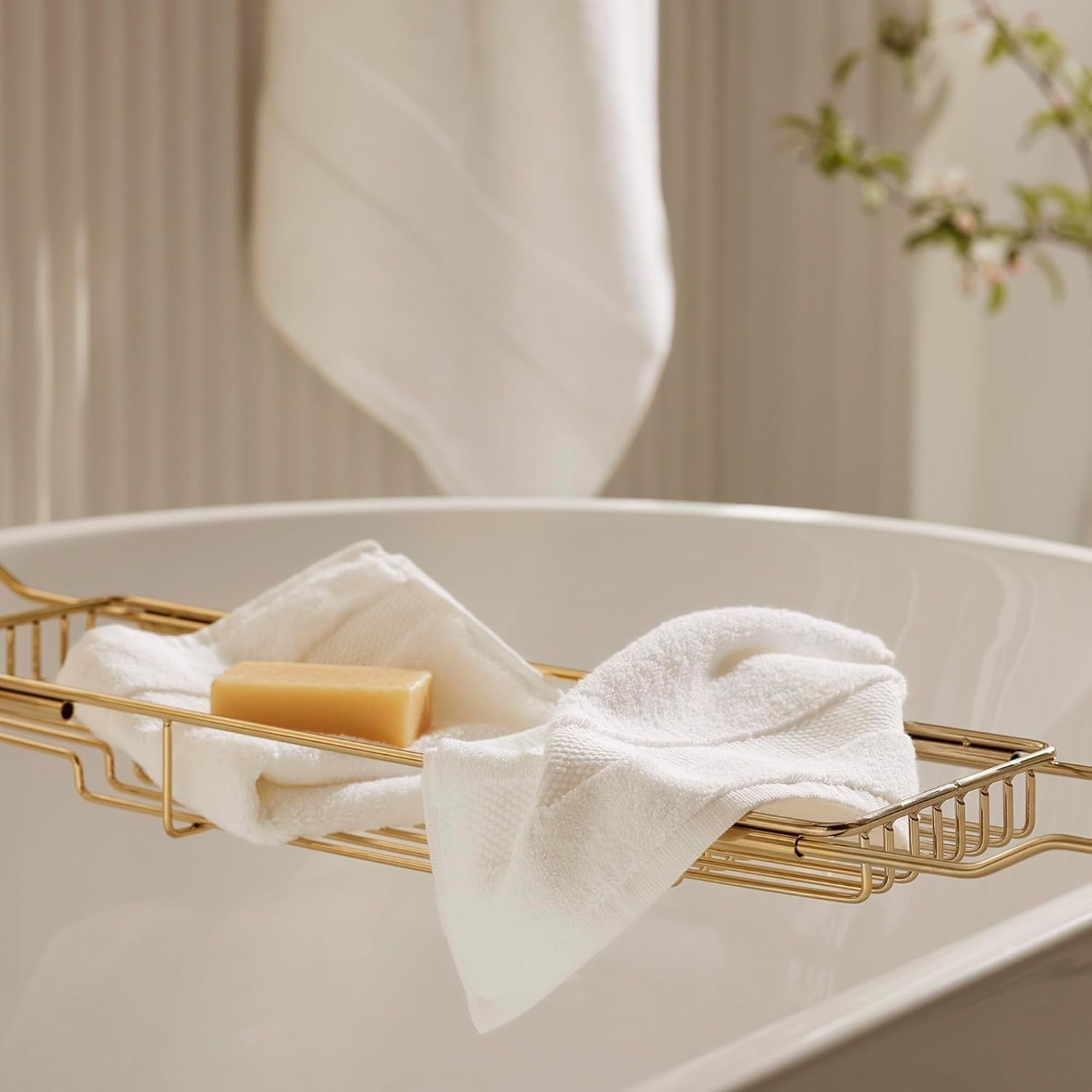 BOLL & BRANCH Plush Bath Sheet Set | 6-Piece White 100% Organic Cotton Luxury Towel Collection