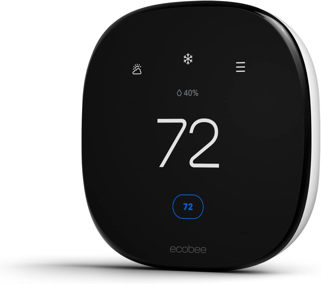 ecobee Smart Thermostat Enhanced | Programmable Wi-Fi Thermostat with Alexa, Siri & Google