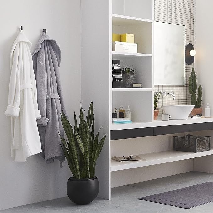 Brooklinen Luxury Cotton Bath Robe | Ultra-Soft Turkish Plush Spa Robe for Women & Men