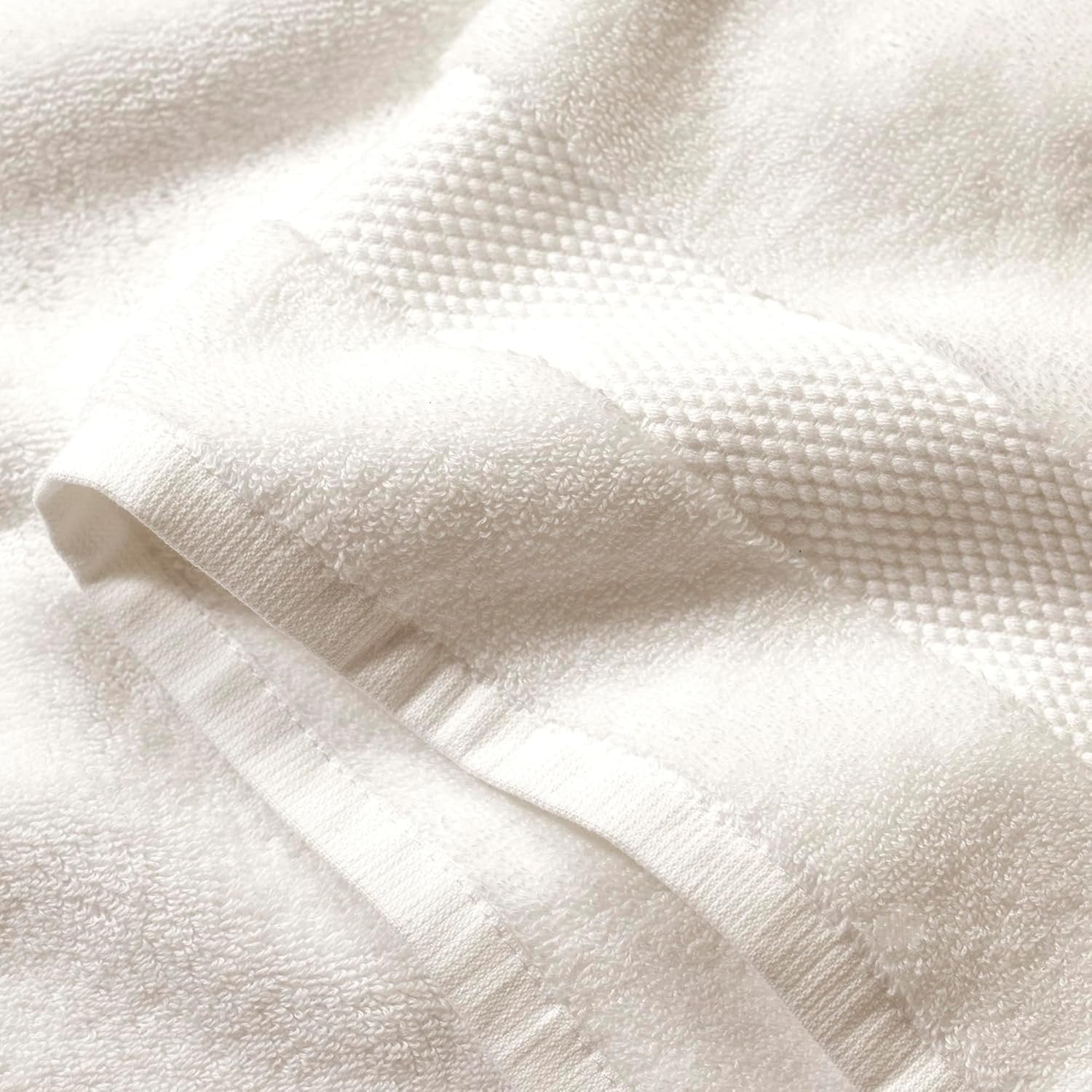 BOLL & BRANCH Plush Bath Sheet Set | 6-Piece White 100% Organic Cotton Luxury Towel Collection