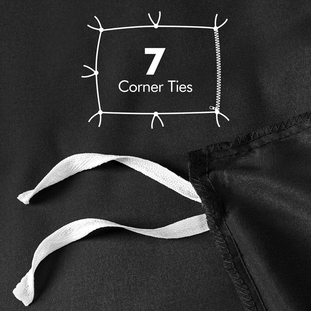 Utopia Bedding Full Size Duvet Cover Set (3-Piece) | Zipper Closure Comforter Cover with Pillow Shams – Black