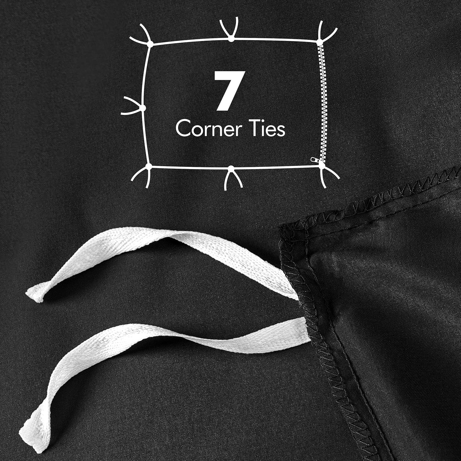 Utopia Bedding Full Size Duvet Cover Set (3-Piece) | Zipper Closure Comforter Cover with Pillow Shams – Black
